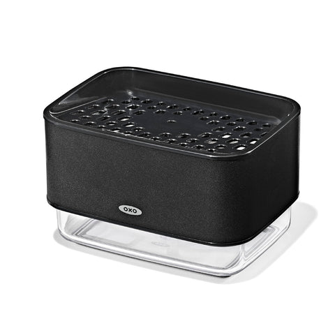 OXO スポンジホルダー(ソープディスペンサー付) マットブラック