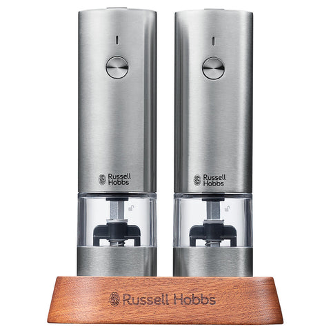 ラッセルホブス 充電式ミル ソルト&ペッパー ミニ（２本セット） シルバー